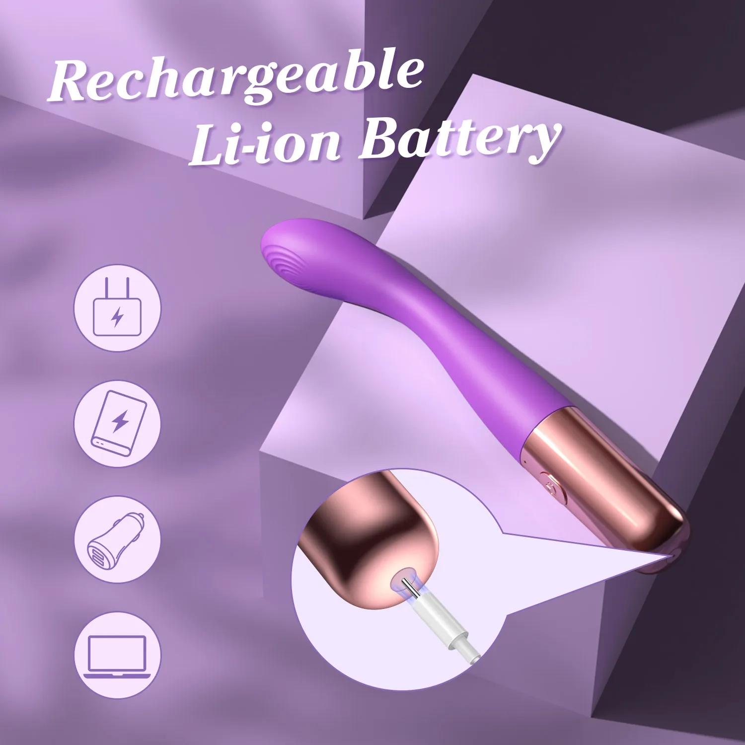 Kushor-Vibromasseur en Silicone Souple pour Femme, StiLiban ateur de Clitoris et Vagin, Jouets Sexue
