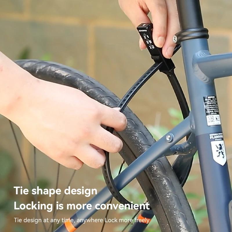 Serrure à mot de passe à 3 chiffres, en acier inoxydable, polyvalente, pour vélo, Scooter électrique