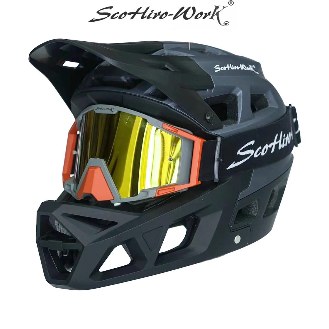 Casque de cyclisme vtt intégral VTT casque pour hommes DH BMX moto tout-terrain adulte vélo course a