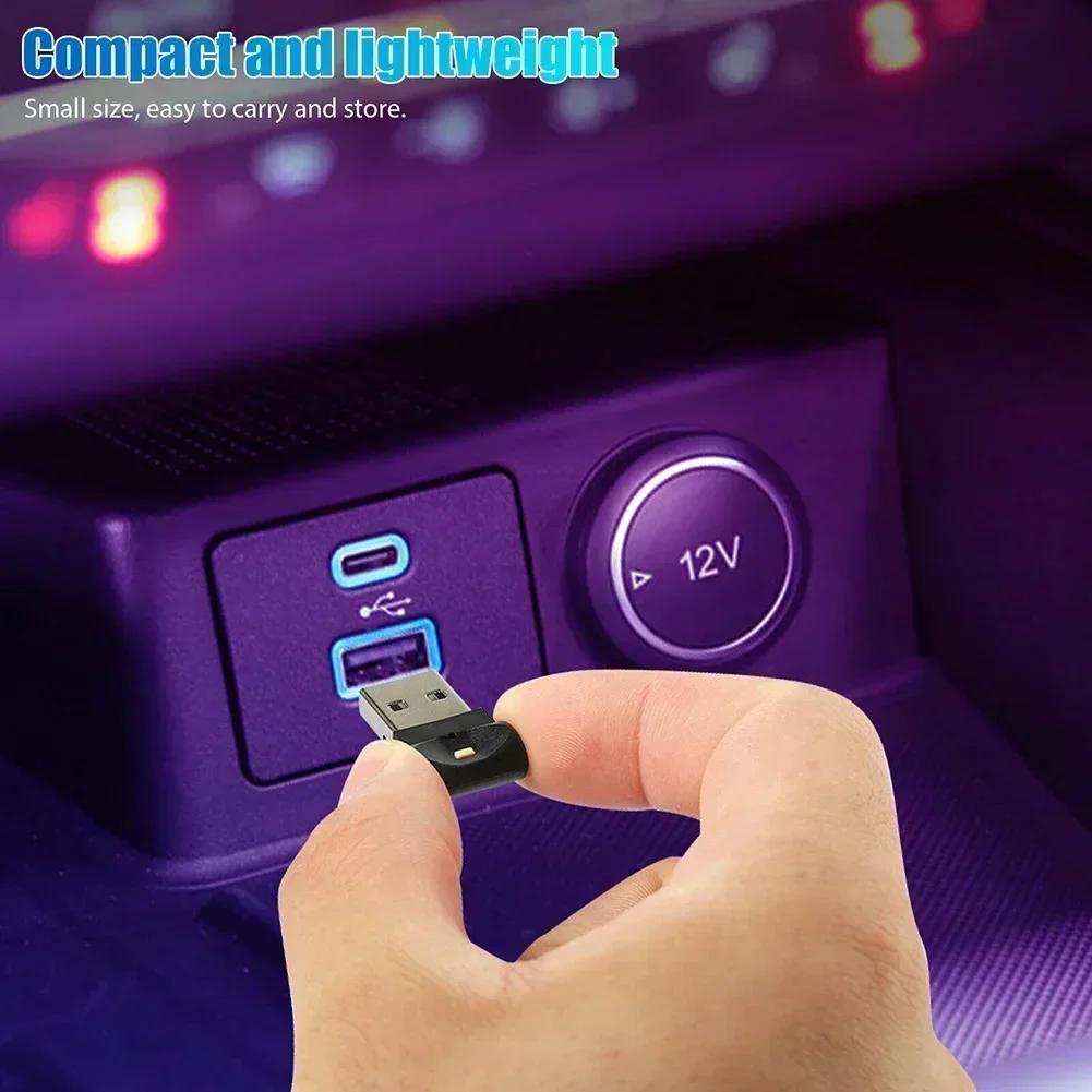 Lampe d'ambiance USB LED 1x USB RGB LED lumière intérieure de voiture touche tactile atmosphère néon