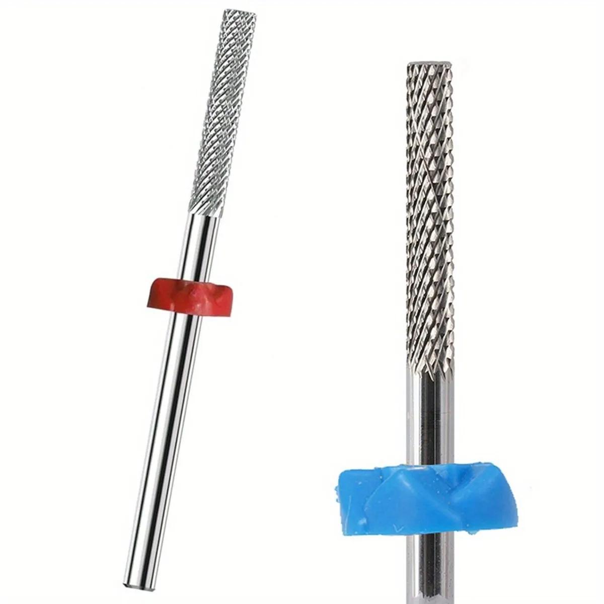 1/2 pièces argent or professionnel carbure forets à ongles forets à cuticules électrique dissolvant 