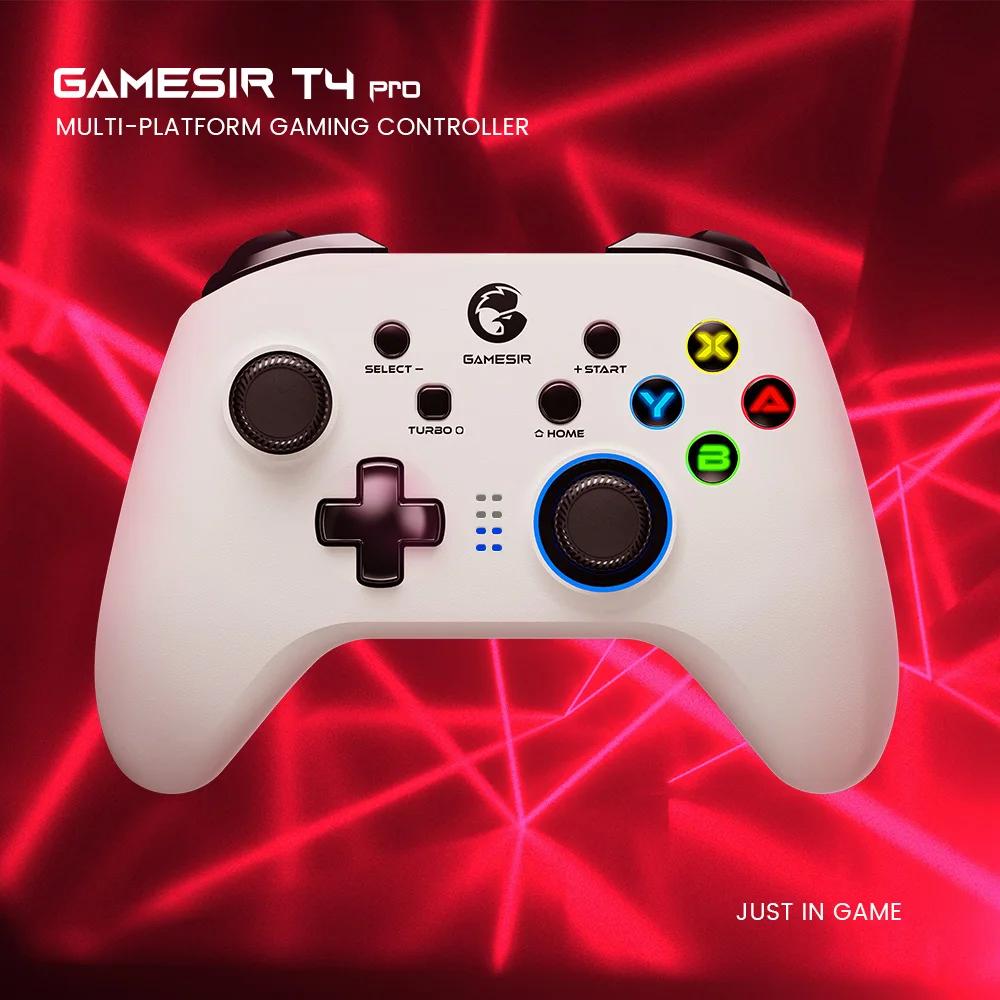 GameSir T4 Pro Version blanche contrôleur de jeu Bluetooth manette de jeu sans fil 2.4G pour Nintend