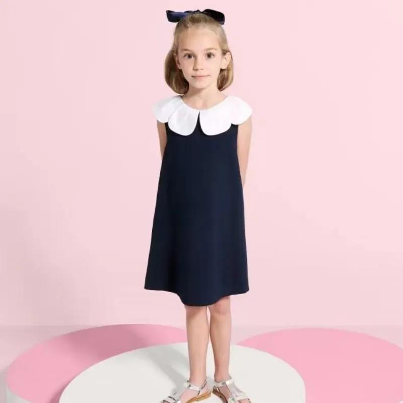 Robe de princesse à col claudine pour bébé fille, vêtements de fête d'anniversaire pour enfant en ba