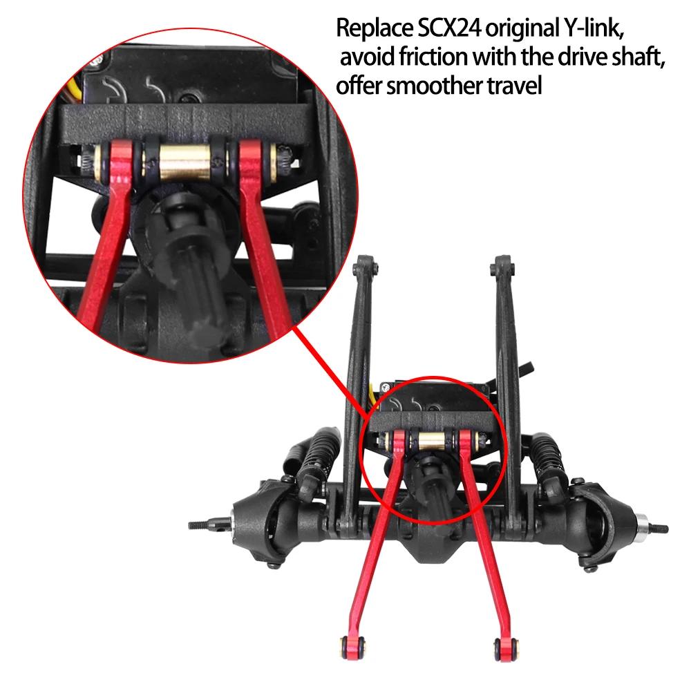 BDXRC 1/24 RC voiture sur chenilles Axial SCX24 Jeep gladiator AXI00005 CNC aluminium haute dégageme