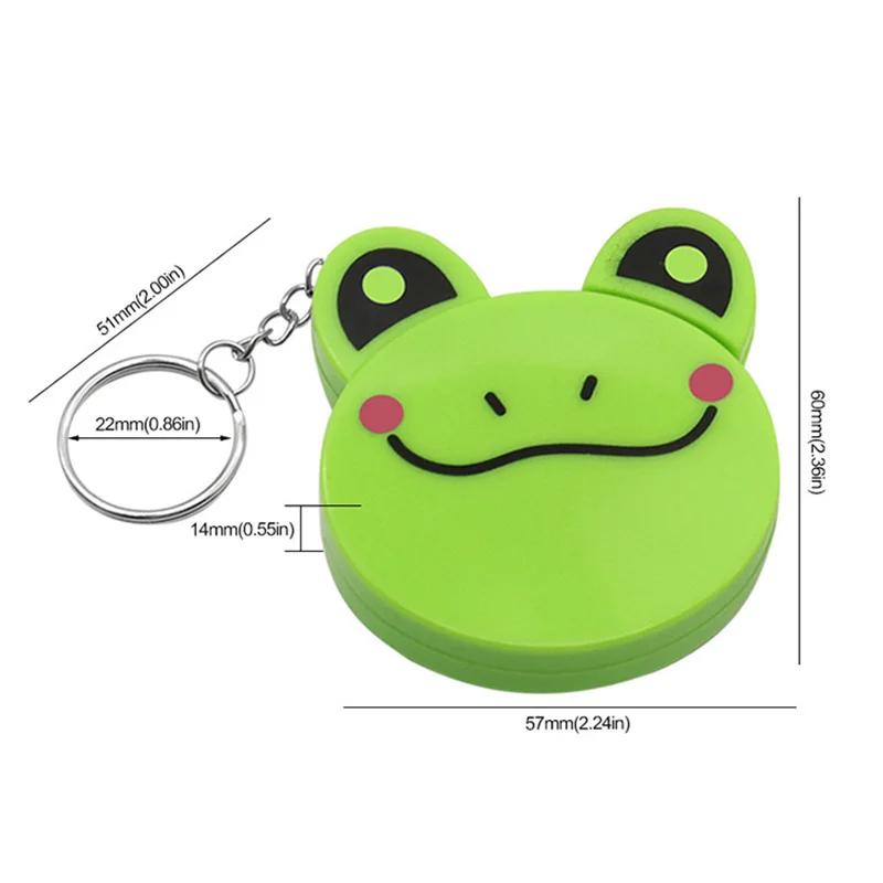 Mètre Ruban de Dessin Animé 0-150cm 0-60 Pouces Mini Portable Forme Animale Mignonne Porte-clés Mètr
