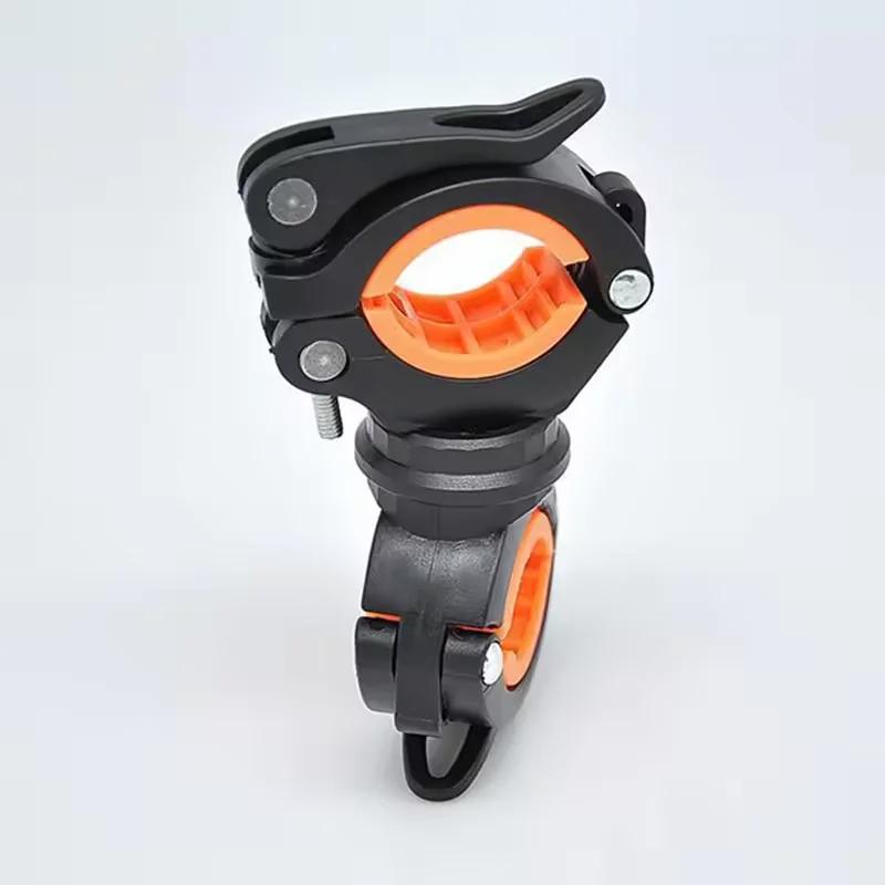 Support de lampe de vélo, support de lampe frontale pour la conduite nocturne, clip de fixation, acc