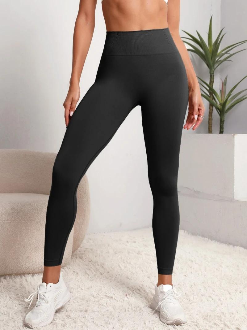 Nouveaux pantalons de yoga taille haute pour femmes-mallas de contrôle du ventre, pantalons de cours
