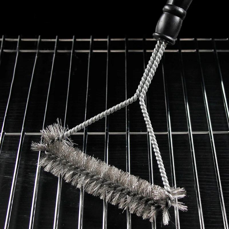 Brosse de nettoyage pour Barbecue, outil de nettoyage, accessoires de gril, poils en acier inoxydabl