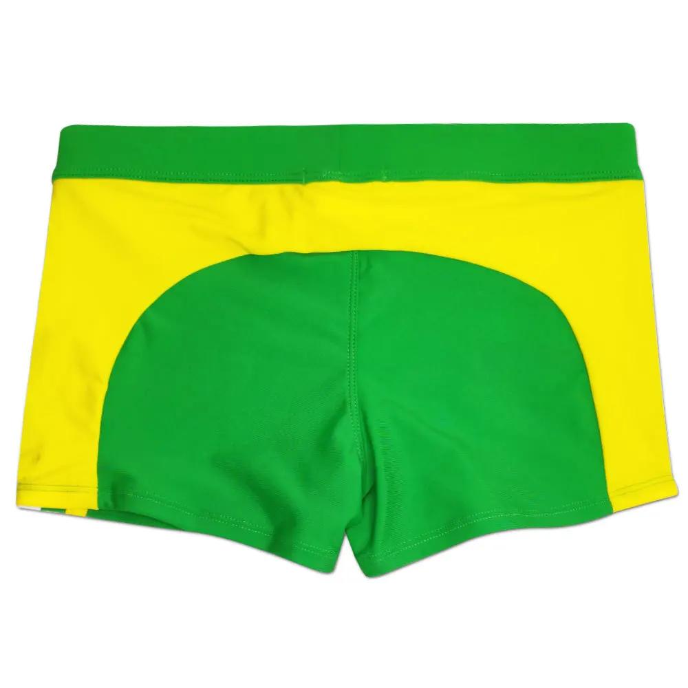 Maillot de bain Sexy pour hommes, maillot de bain à séchage rapide, avec poche zippée, Boxer, slip, 