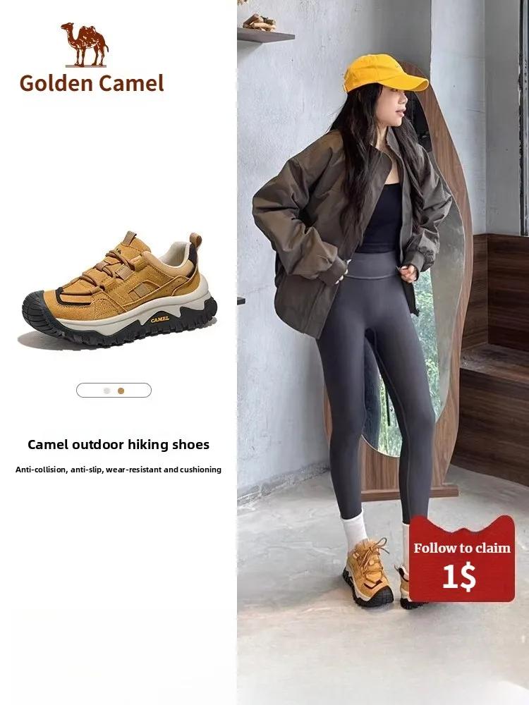 GOLDEN CAMEL – chaussures de randonnée en plein air pour hommes et femmes, baskets respirantes antid