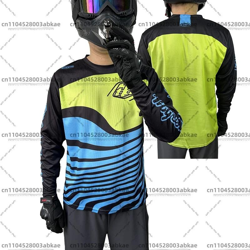 Maillot de moto homme BMX Enduro vtt chemise descente tld maillot Camiseta motocross MX VTT vêtement