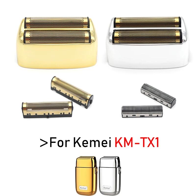 Pour Kemei KM-TX1 rasoir électrique Original de haute qualité remplacement Double lame feuille filet