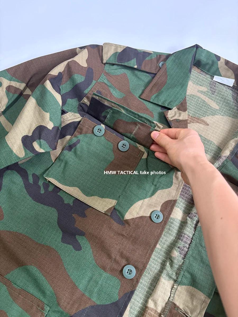 Costume camouflage BDU pour hommes, résistant à l'usure, vêtements d'entraînement en plein air, M81 