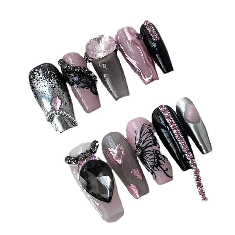 Strass scintillants multi-formes pour Nail Art, verre brillant de qualité, pierres précieuses pour N