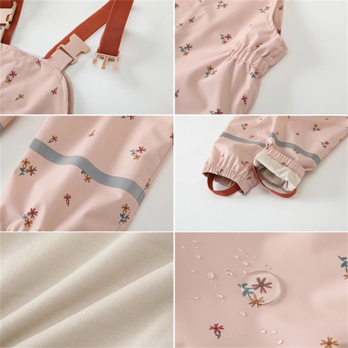 HONEYKING ensembles de vêtements pour enfants imperméable costume bébé salopette imperméable pantalo