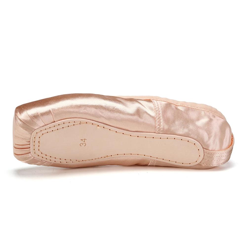 Chaussures de danse de ballet classiques pour enfants et adultes, chaussures à pointe de ballet pour
