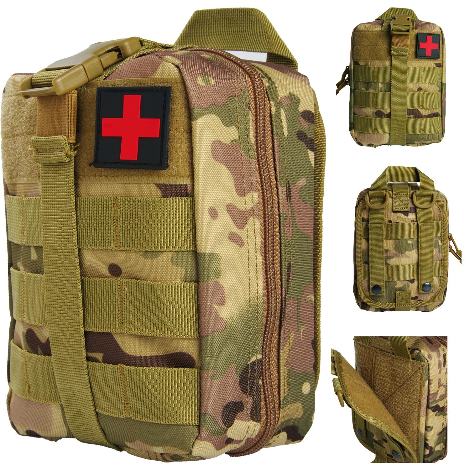 Kit de survie de premiers secours, pochette tactique IFAK, ensemble complet de Camping Molle avec 18
