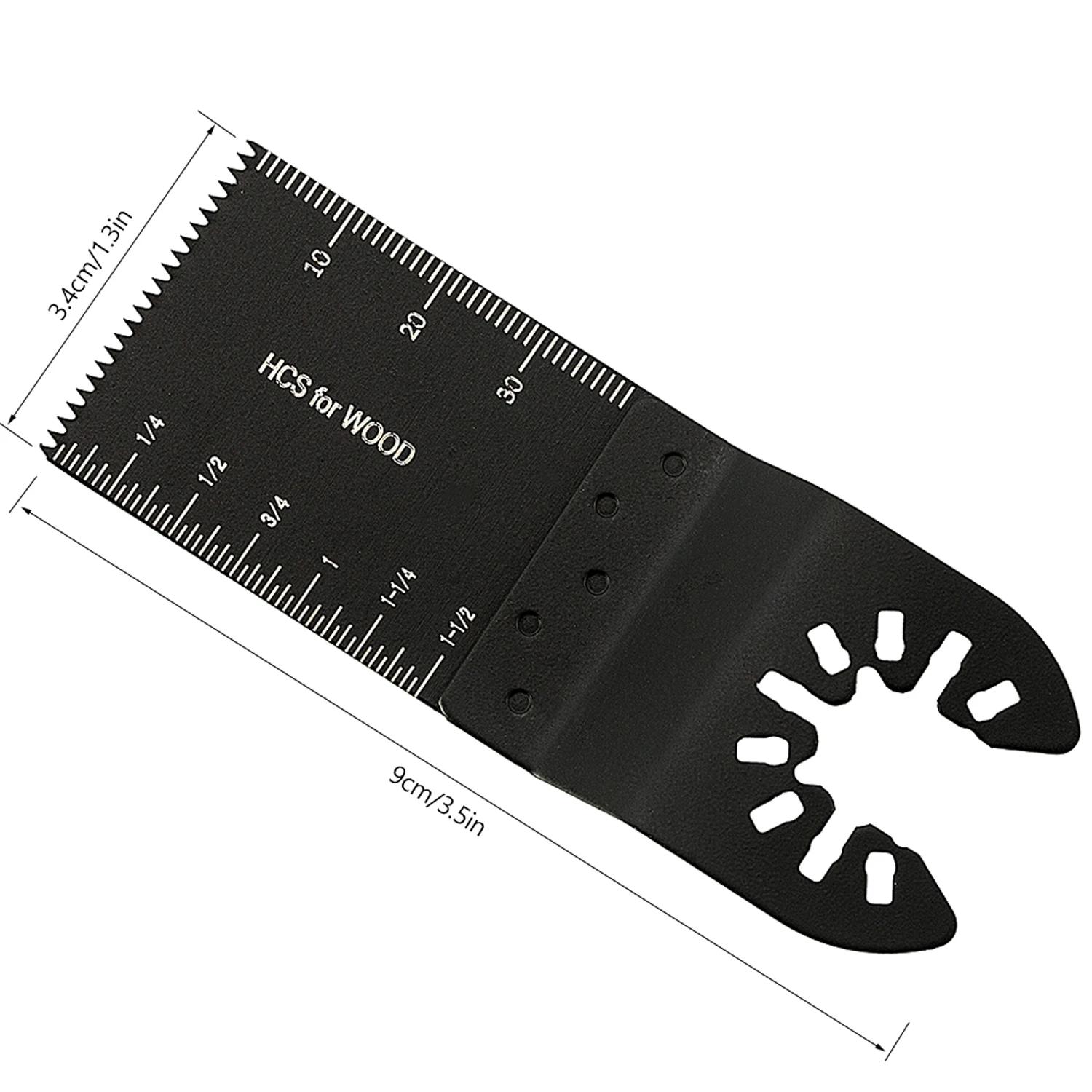 Lames de scie oscillantes Lames mixtes à ajustement rapide Kit de lames de scie oscillantes Lames mu