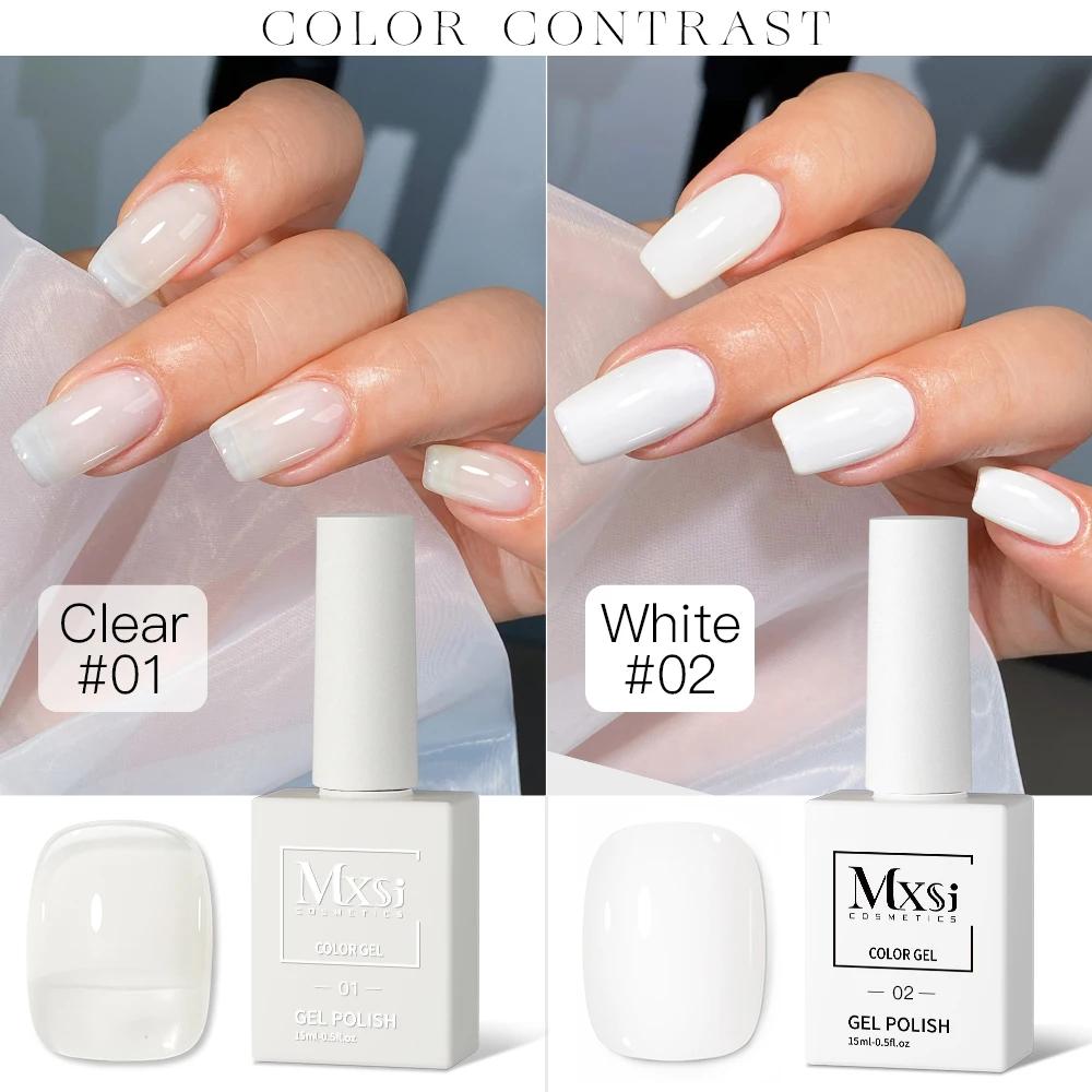 Mxsi couleur 15ml Gel à ongles fournitures professionnelles pas définir Soak Off UV vernis Gel longu