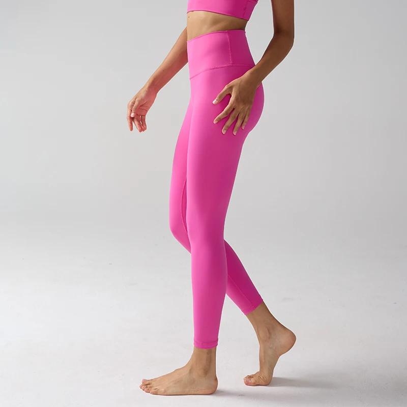 Taille haute sensation nue Leggings femmes Fitness course Yoga Leggings pantalon énergie gymnase ser
