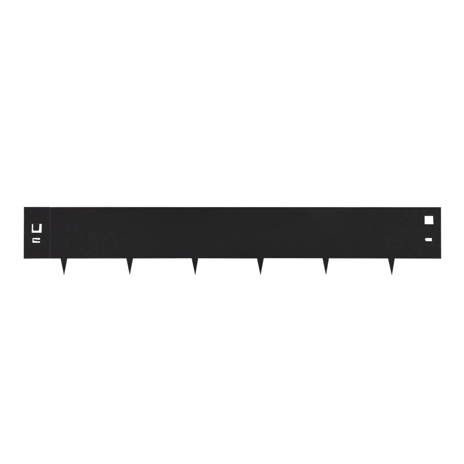 Kit de Bordure de Pelouse en Acier de 5x39 Pouces, Bordure de Jardin en Métal, Bordure de Pelouse po