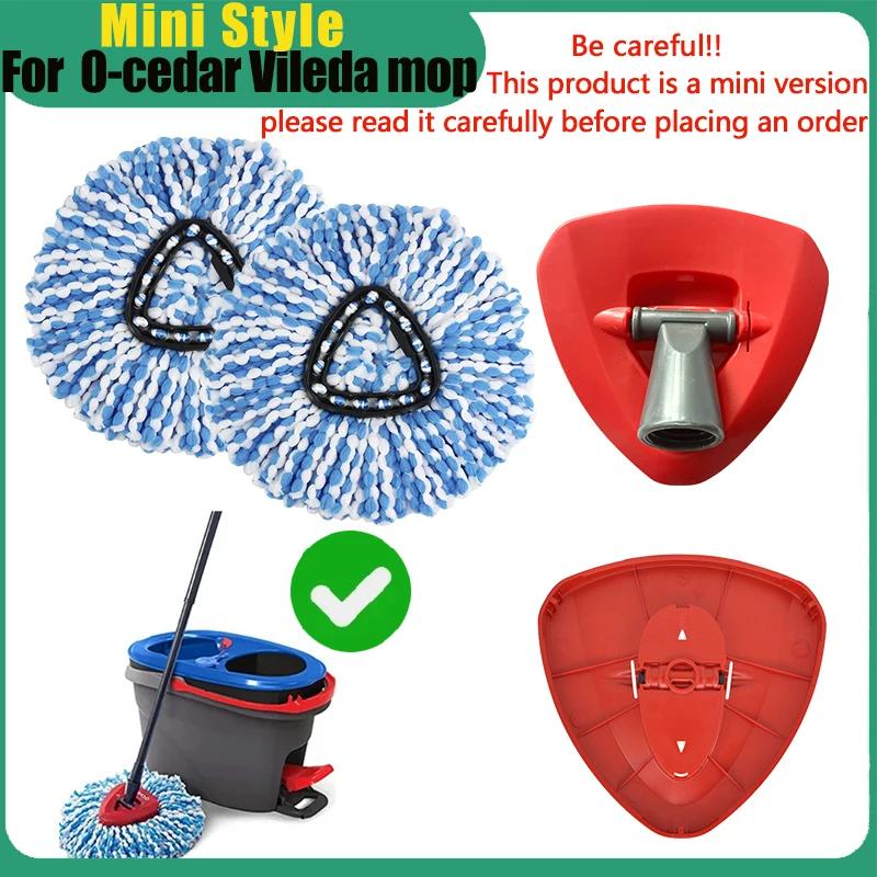 Tête de vadrouille rotative de remplacement, brosse pour Mini o-cedar Vileda RinseClean, système à 2