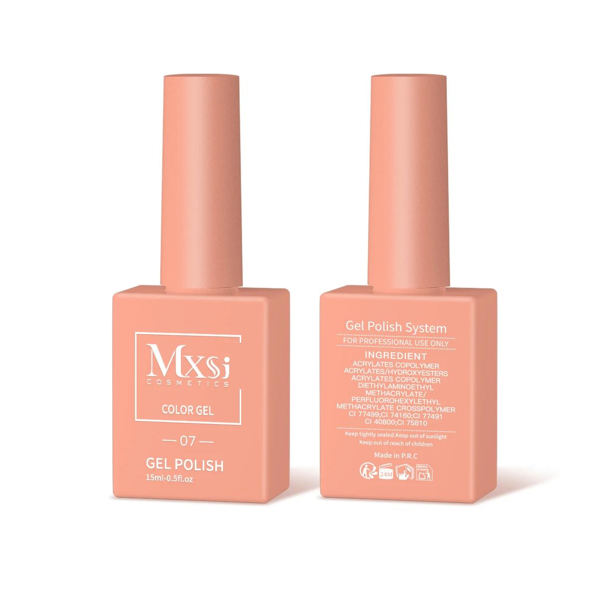 Mxsi couleur 15ml Gel à ongles fournitures professionnelles pas définir Soak Off UV vernis Gel longu