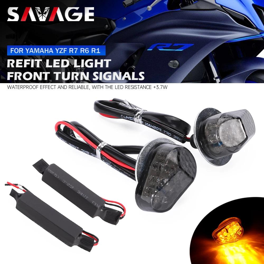 Clignotant LED 2025 pour YAMAHA YZF R7 R6 R1 R1M YZFR7 YZFR6, accessoires de moto, Mini indicateurs 