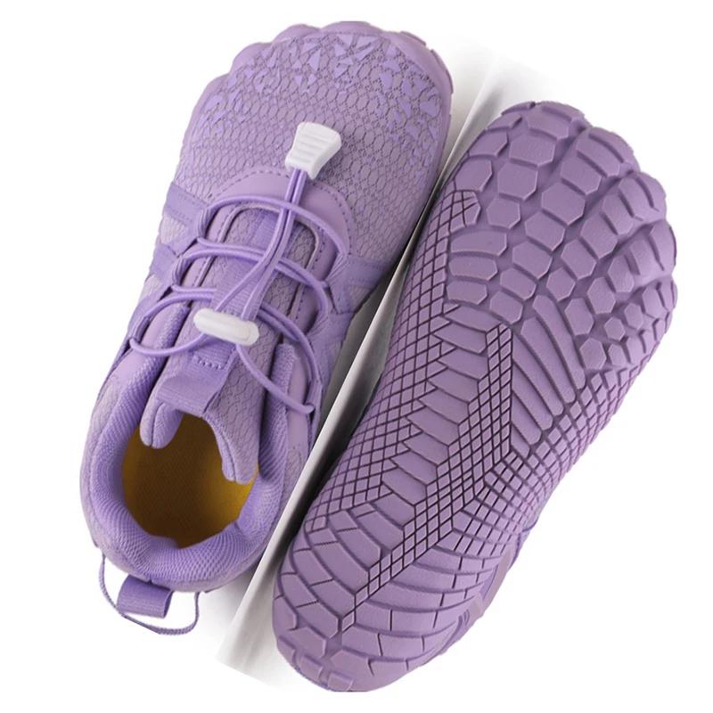 Chaussures pieds nus pour enfants - Baskets naturelles pour tout-petits et grands enfants