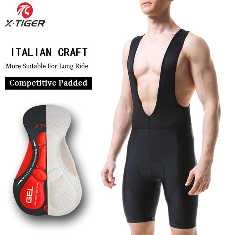 X-TIGER Cyclisme Cuissard Vélo Collants TriDuvet 5D Gel Rembourré Pro LyJean-Vélo Shorts Respirant H