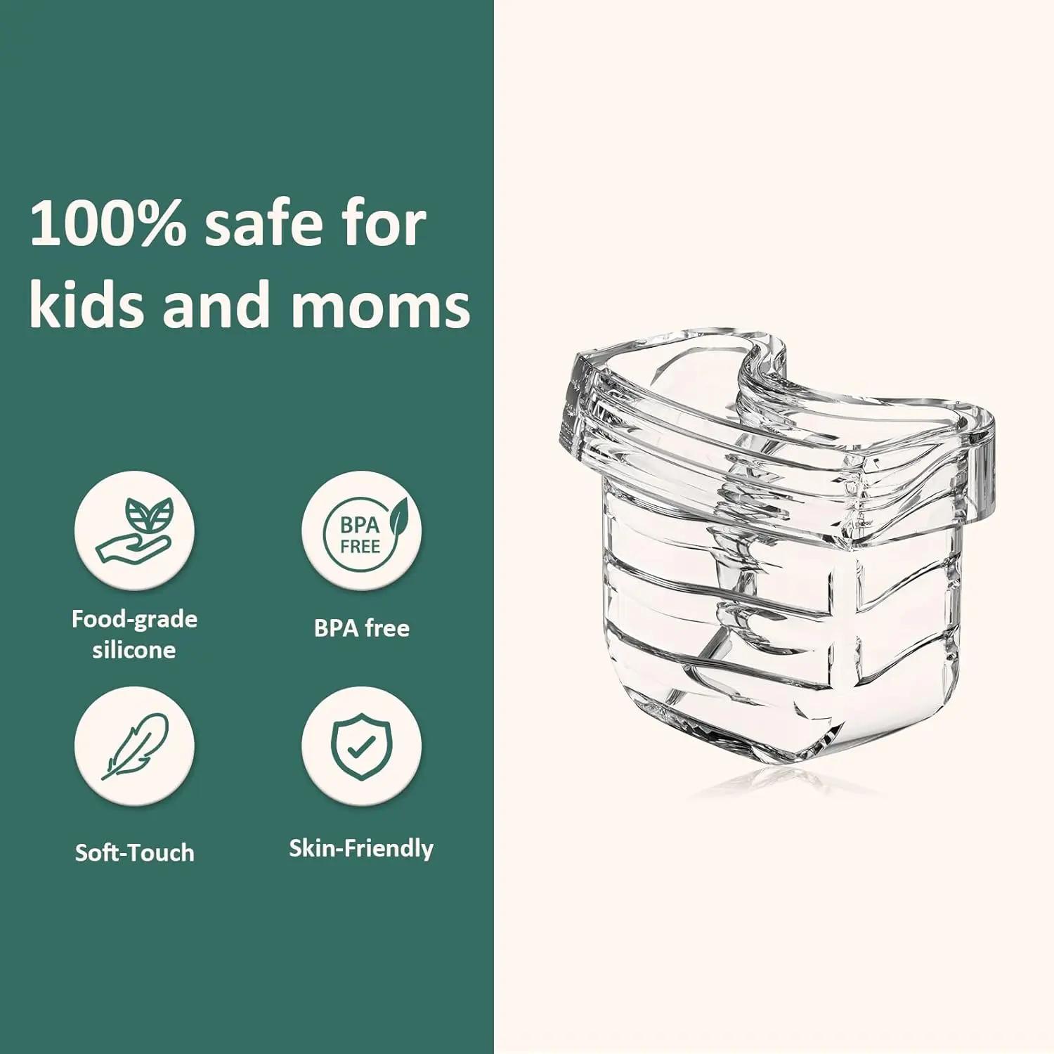 Accessoires de tire-lait, Valve à bec de canard, adapté au tire-lait portable MOMMED S18/S21, paquet