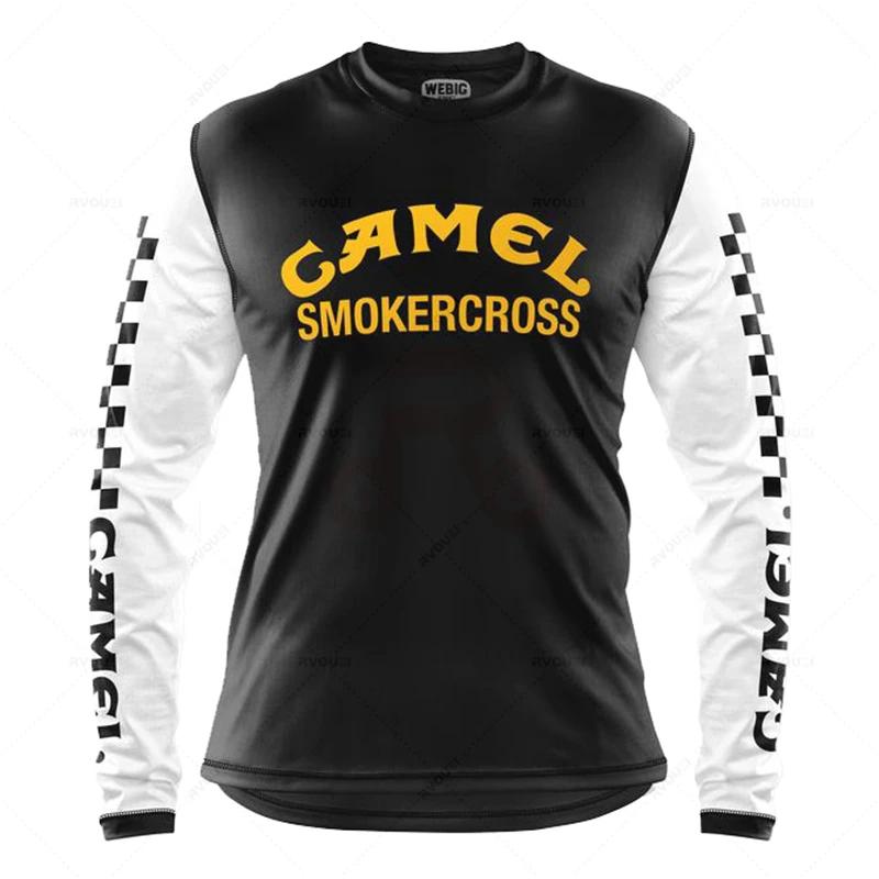 Maillots de descente de camping, VTT, chemises VTT, vêtements de moto Offroad MX, vêtements de sport