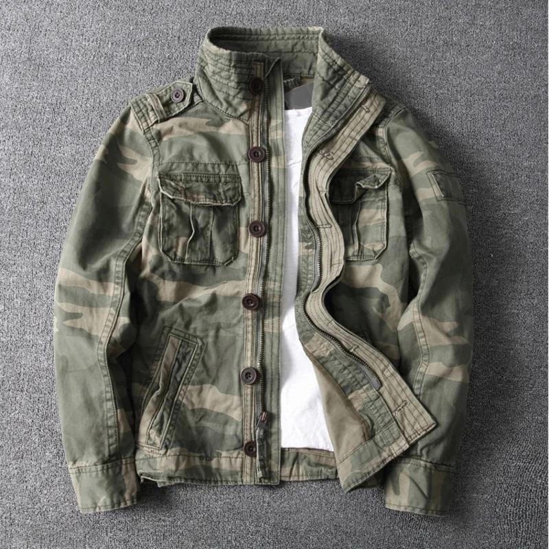 Veste de Camouflage pour hommes, vêtements de sport, coupe-vent épais, manteau de Camouflage militai