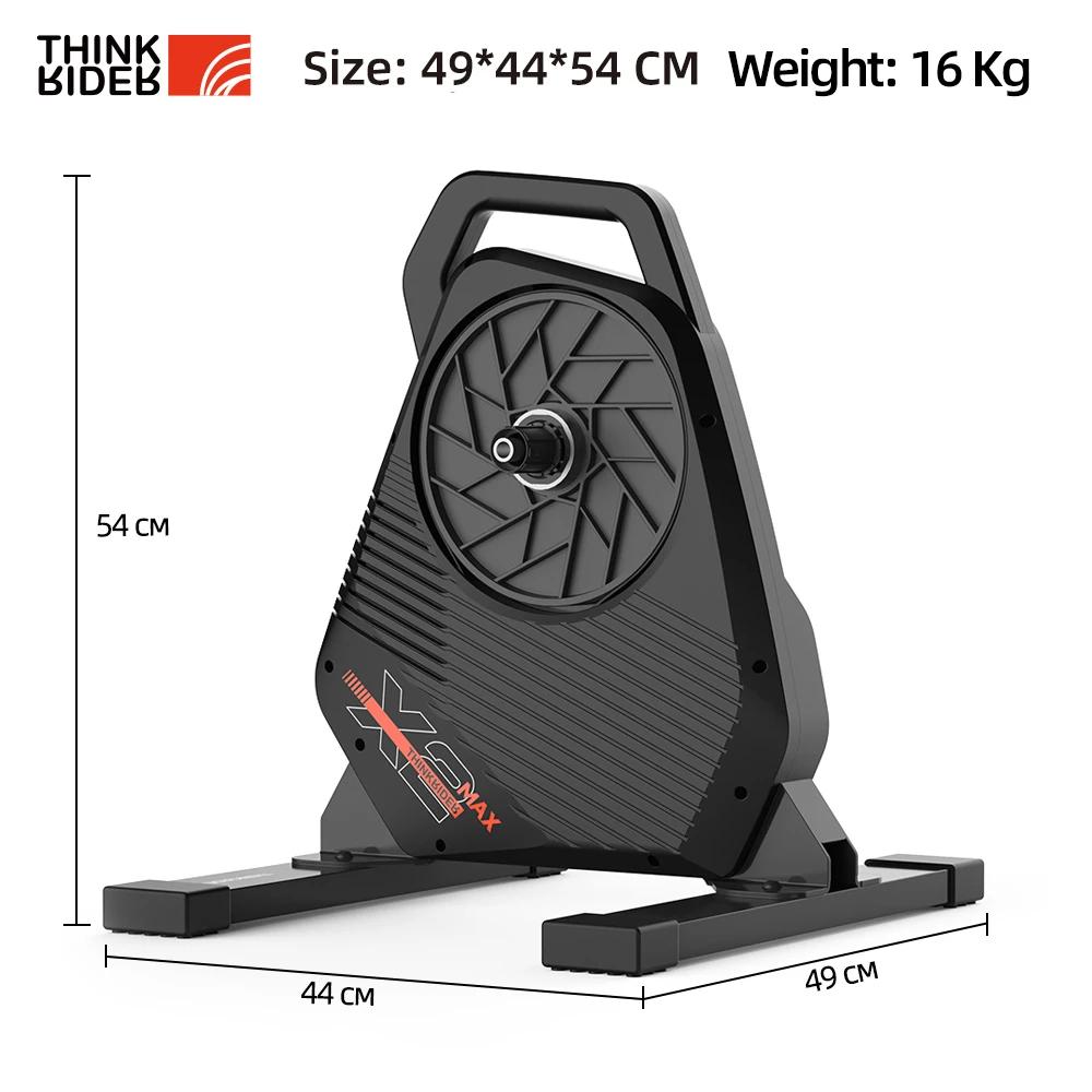 Home trainer intelligent ThinkRider X2Max avec compteur puissance intégré vélo route VTT
