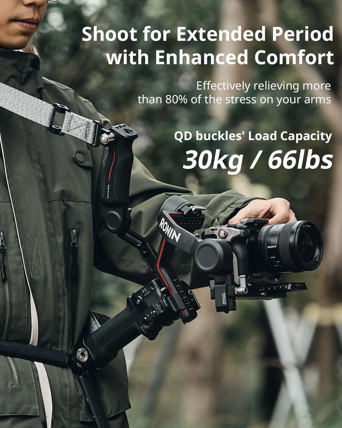 SmallRig – sangle d'épaule réduisant le poids, pour DJI RS 3 / RS 3 Pro / RS 4 /RS 4 Pro, fixation e