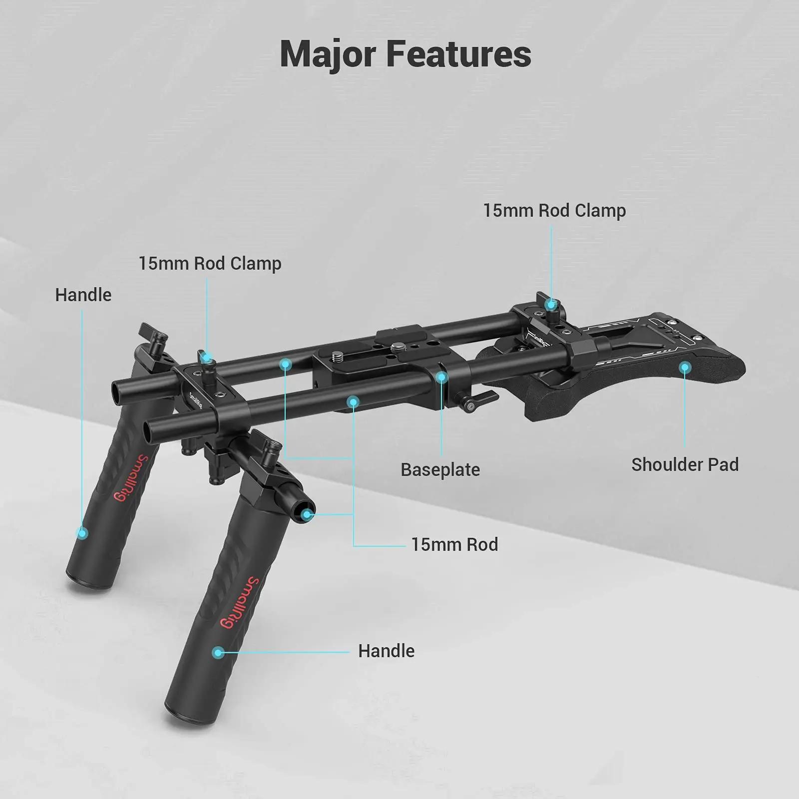 SmallRig-Kit de montage universel pour appareil photo reflex numérique, sans miroir et petit, 2896C
