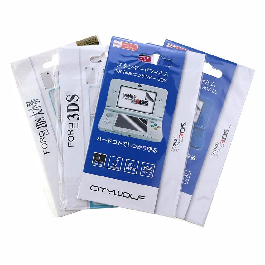 JCD Film de protection transparent pour NDS DSi NDSi XL LL NDSL DS Lite protecteur d'écran LCD supér