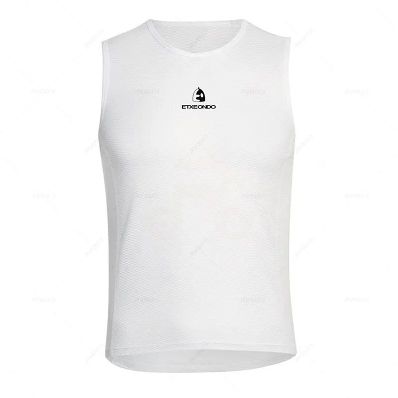 Équipe Etxeondo été hommes respirant cyclisme gilet sport descente maillots vélo court maille super 