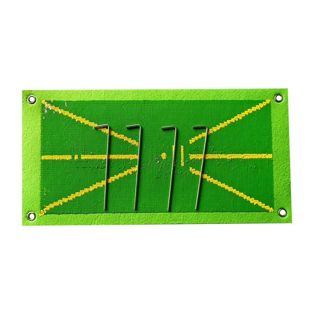 Tapis d'entraînement de golf pour la détection du swing, aide à l'entraînement au golf qui montre le