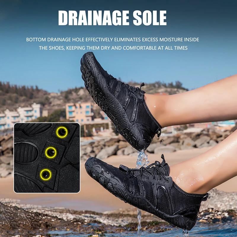 Nouvelles chaussures aquatiques unisexe 2026 à séchage rapide pour la plage, la natation, le fitness