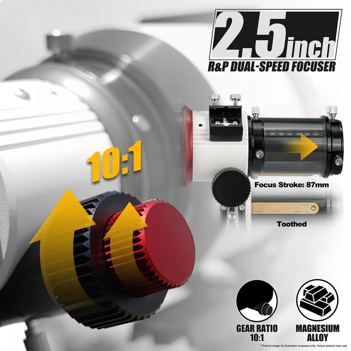 Svbony SV550 80/122mm APO télescope FPL51 réfracteur triple apochromatique OTA pour l'observation vi