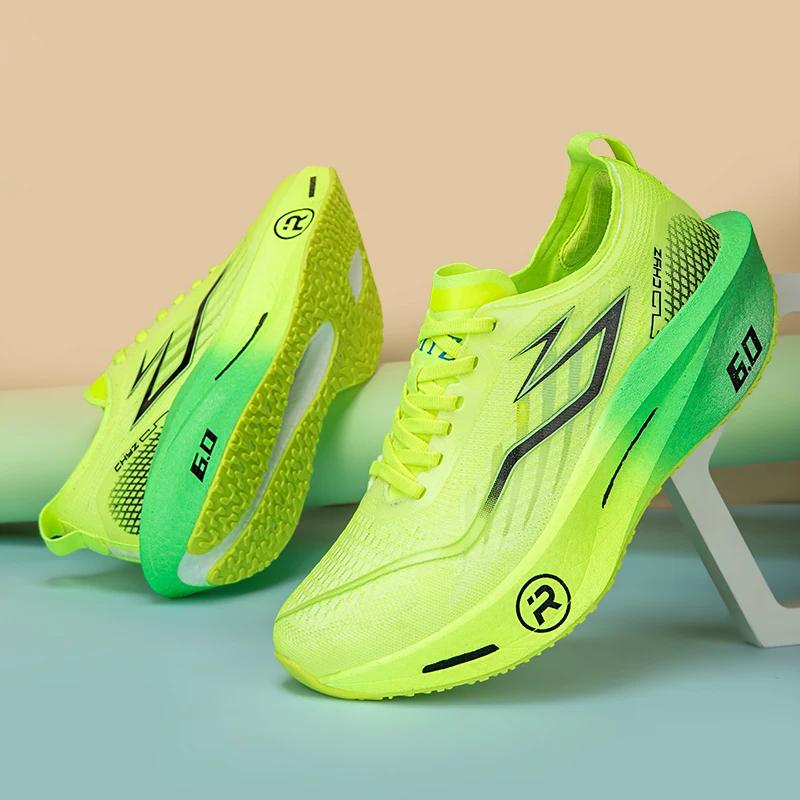 2025 chaussures de sport pour hommes planche de carbone 6.0 course Marathon rebond Stable résistant 