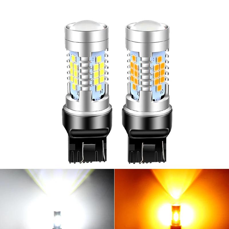 2 feux diurnes LED DRL W21/5W 7443, pour Renault Duster Kangoo Logan Sandero 2 Peugeot 2008 208 301 