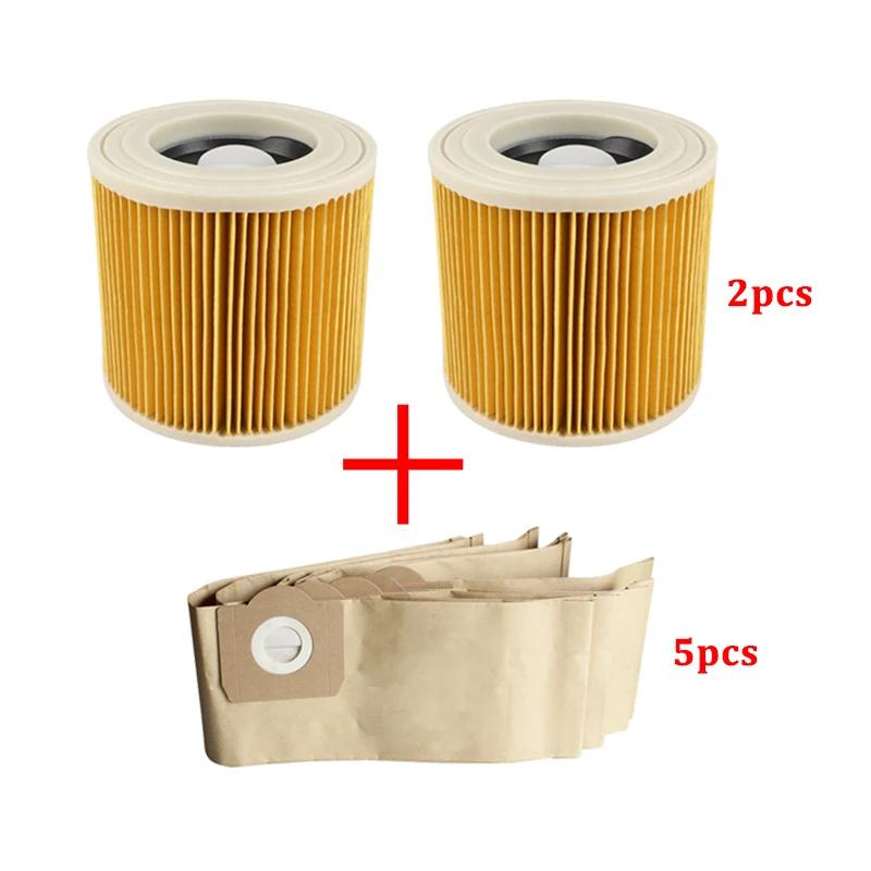 Sac à poussière filtre pour aspirateur Karcher, pièces de rechange, remplacement, Hepa Pound, access