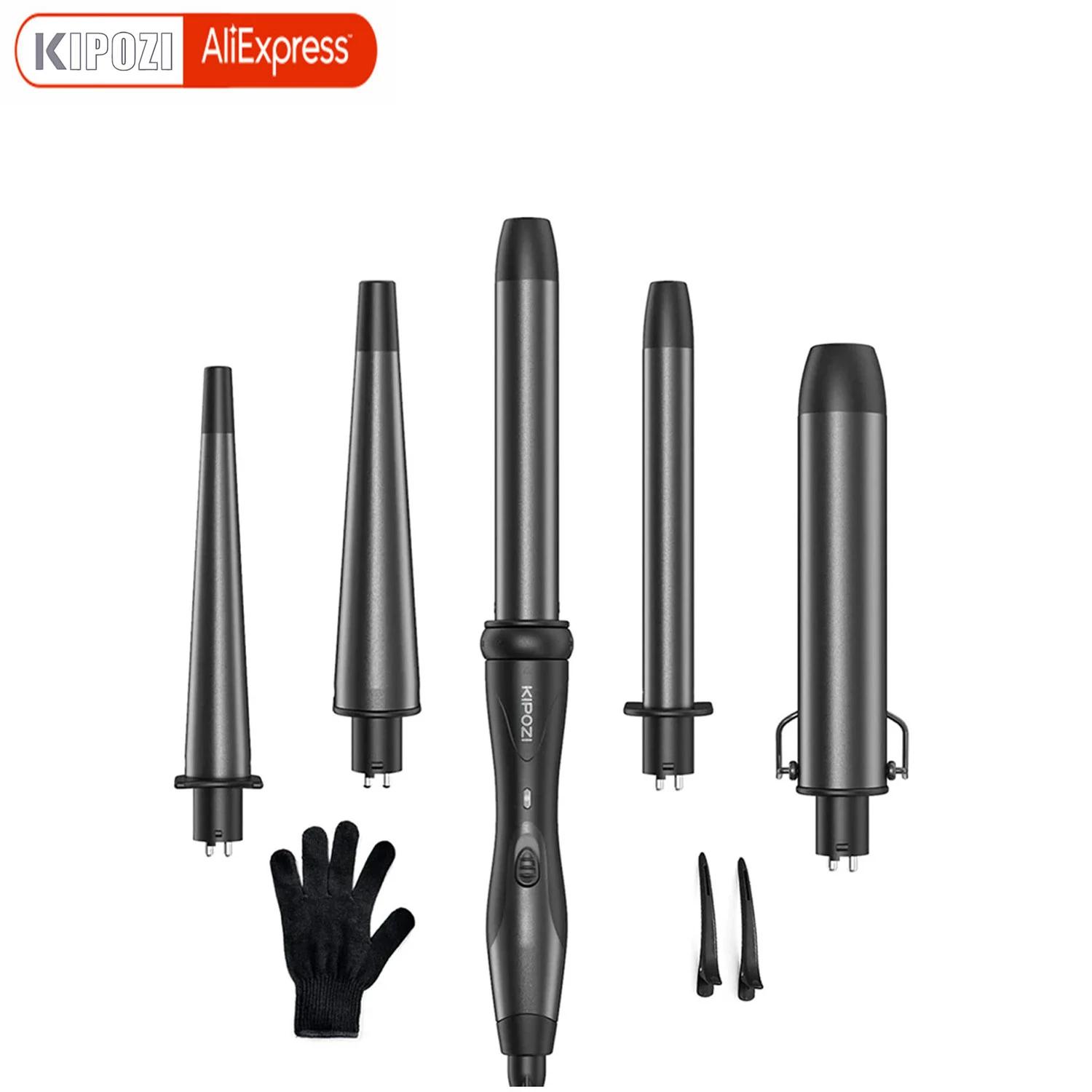 KIPOZI-Fer à friser électrique professionnel 5 en 1 pour femme, outils pour cheveux, chauffage insta
