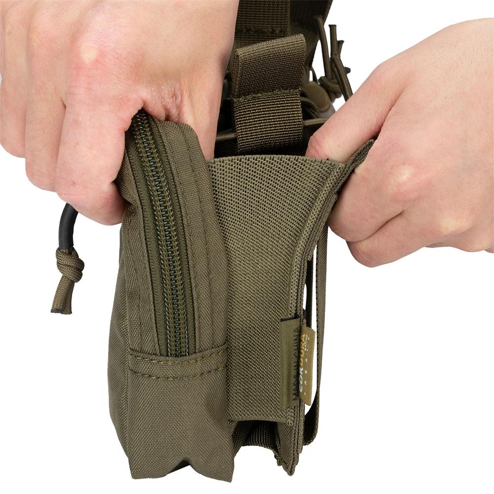 Pochettes tactiques Molle Triple pour magazines, avec sac d'accessoires, pochette pour magazines à d