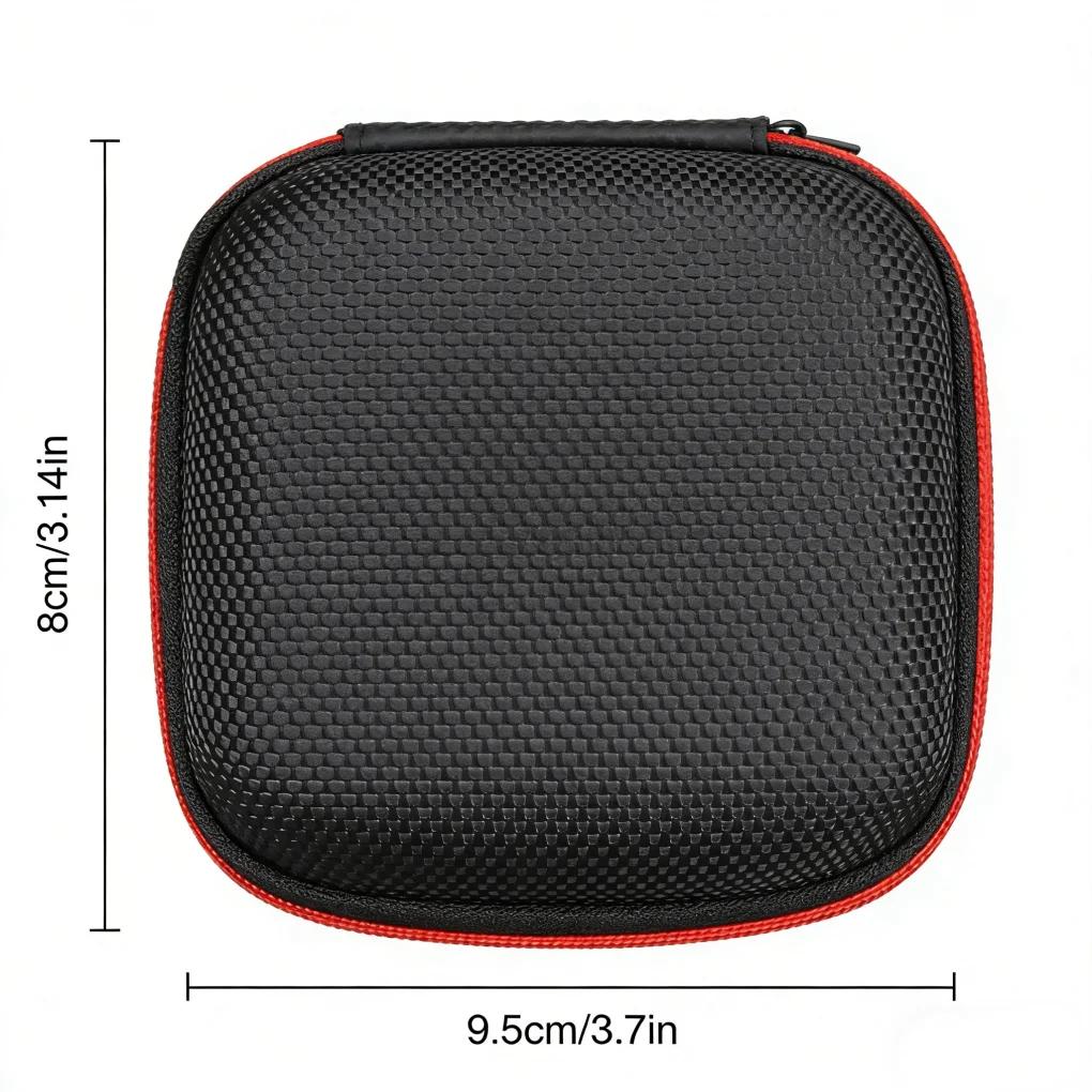 Étui pour écouteurs, boîte pour écouteurs, étui pour casque Bluetooth, étui carré portable pour casq