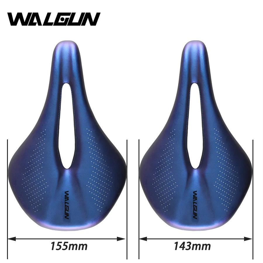 Selle ultralégère en Fiber de carbone dégradé bleu-violet adapté pour vélo vtt ts101 accessoires vtt