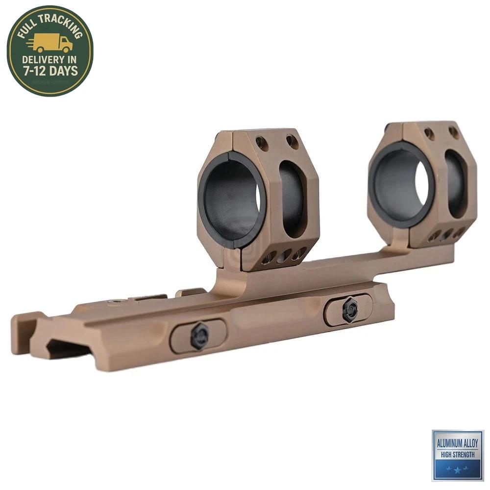 Shooin-Support d'anneau de lunette optique, tube de 30mm, base de rail de 21mm