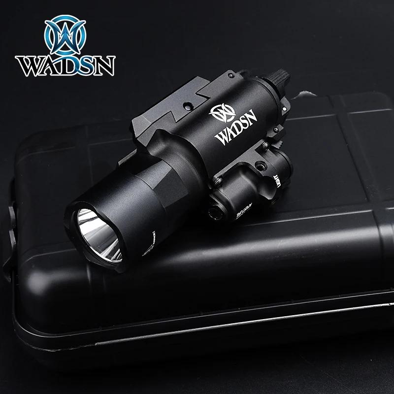 Lampe torche tactique WADSN X400U X400 Ultra avec indicateur laser rouge/vert, lampe pour pistolet G